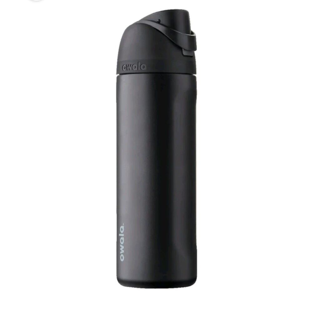 Owala freesip 24 oz Insulated stainless steel water bottle with Straw -Black